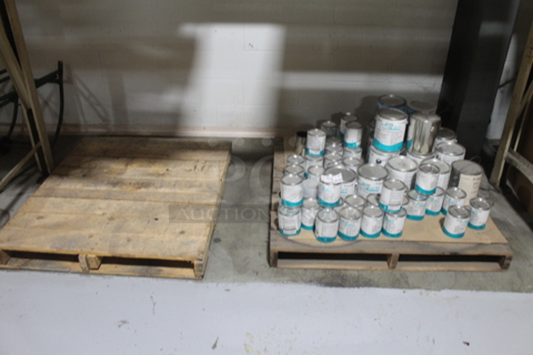 ALL ONE MONEY! Lot of Various Items Including Moisture Cure Liquid Rubber and Clear Varnish. BUYER MUST REMOVE.