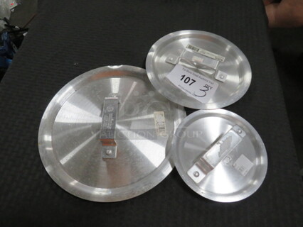 Assorted NEW Sauce Pan Lids. 3XBID