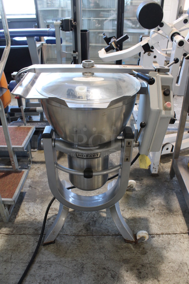 Hobart Model HCM450 Stainless Steel Commercial Floor Style Horizontal Cutter Mixer. 200 Volts, 3 Phase. 32x25x42