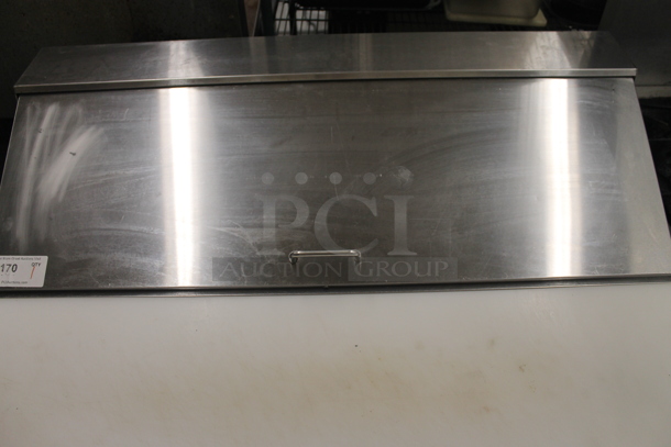 Avantco 178APT48 Stainless Steel Commercial Sandwich Salad Prep Table Bain Marie Mega Top. 115 Volts, 1 Phase. Tested and Working! - Image 2 of 7