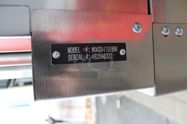 2 BRAND NEW SCRATCH AND DENT! Vulcan VC4GD-11D150K ENERGY STAR Stainless Steel Commercial Natural Gas Powered Full Size Convection Oven w/ View Through Doors, Metal Oven Racks and Thermostatic Controls. 2 Times Your Bid!
 - Image 11 of 12