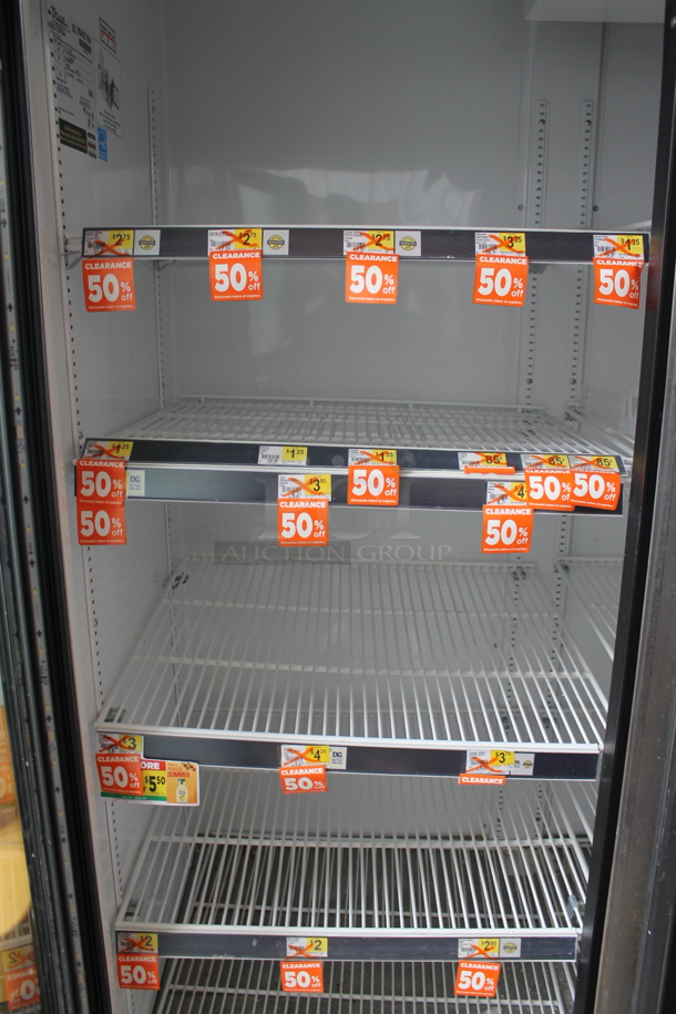 2016 True GDM-72-HC-TSL01 ENERGY STAR Metal Commercial 3 Door Reach In Cooler Merchandiser w/ Poly Coated Racks. 115 Volts, 1 Phase. Tested and Working! - Image 2 of 5