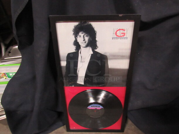 One 14X27 Framed Kenny G Vinyl Album. 