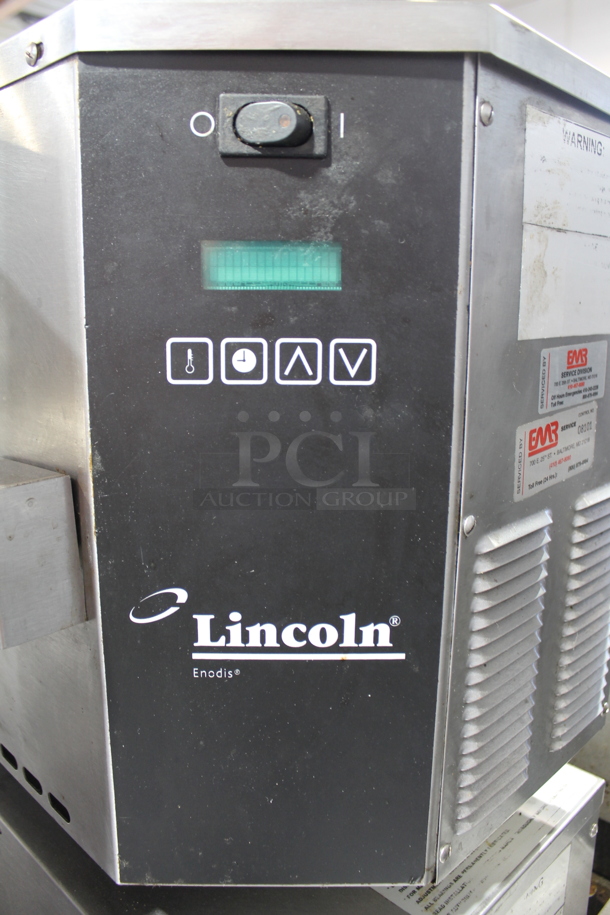 2 Lincoln Impinger 1116-000-A Stainless Steel Commercial Natural Gas Powered Conveyor Pizza Oven on Commercial Casters. 2 Times Your Bid! - Image 5 of 7
