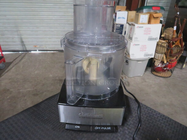 One Cuisinart Food Processor. #DFP-14BCN. 120 Volt.