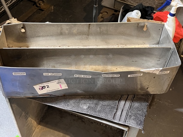 Stainless Steel Two-Tier Liquor Rail - Image 2 of 2