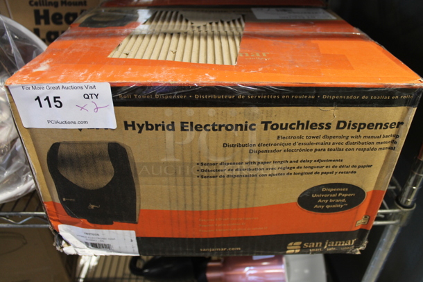 2 BRAND NEW SCRATCH AND DENT! San Jamar Wall Mount Gray Finish Hybrid Electronic Touchless Paper Towel Dispenser. 2 Times Your Bid! - Image 4 of 4