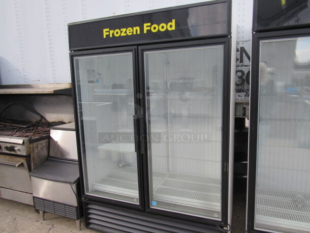 One True 2 Glass Door Freezer With 6 Racks. Working! Model# GDM-49F-LD. 230 Volt. 1 Phase. 54X1X78.5 - Image 2 of 3