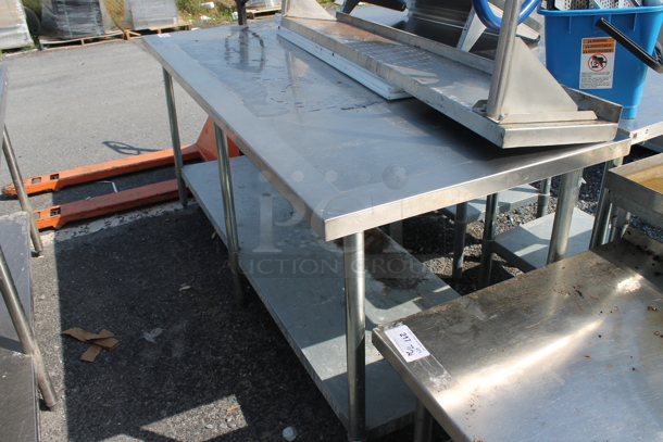 Stainless Steel Commercial Table w/ Under Shelf. - Image 4 of 4