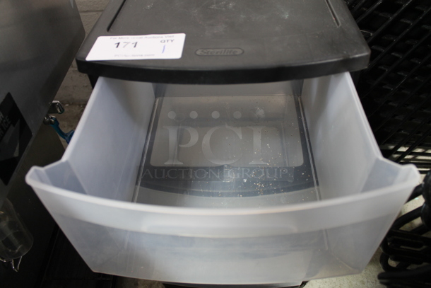 Black and Clear Poly 3 Drawer Filing Cabinet on Casters. - Image 2 of 2