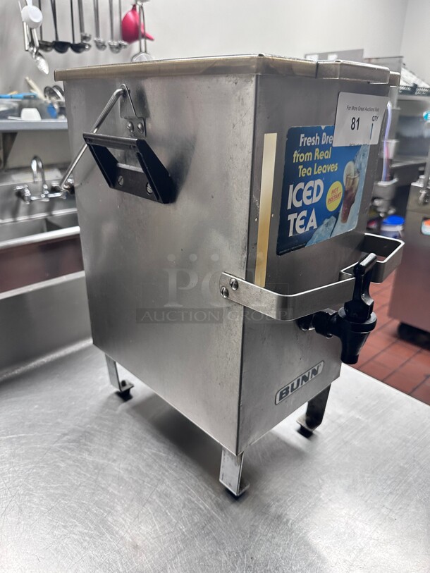 Clean! BUNN TD4 SQUARE Commercial ICED TEA DISPENSER S/N C42872 NSF  - Image 5 of 7
