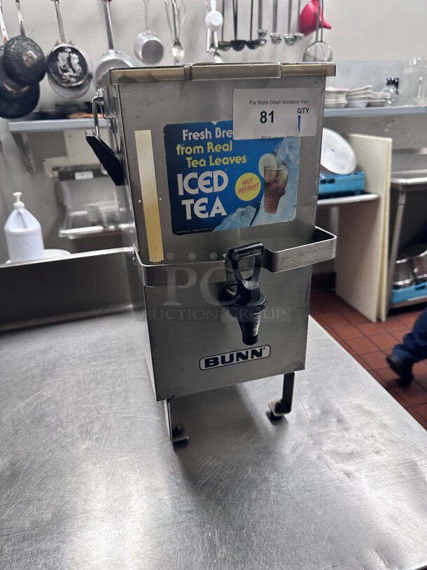 Clean! BUNN TD4 SQUARE Commercial ICED TEA DISPENSER S/N C42872 NSF  - Image 6 of 7
