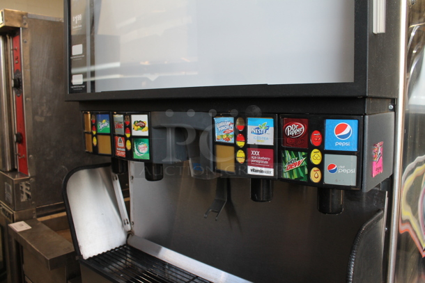 Lancer Stainless Steel Commercial 16 Flavor Carbonated Beverage Machine on Soda Station. - Image 2 of 6