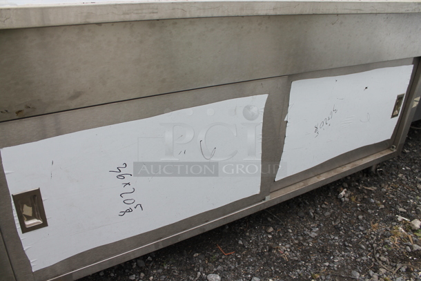BRAND NEW SCRATCH AND DENT! Stainless Steel Commercial Counter w/ 2 Lower Doors.  - Image 6 of 8