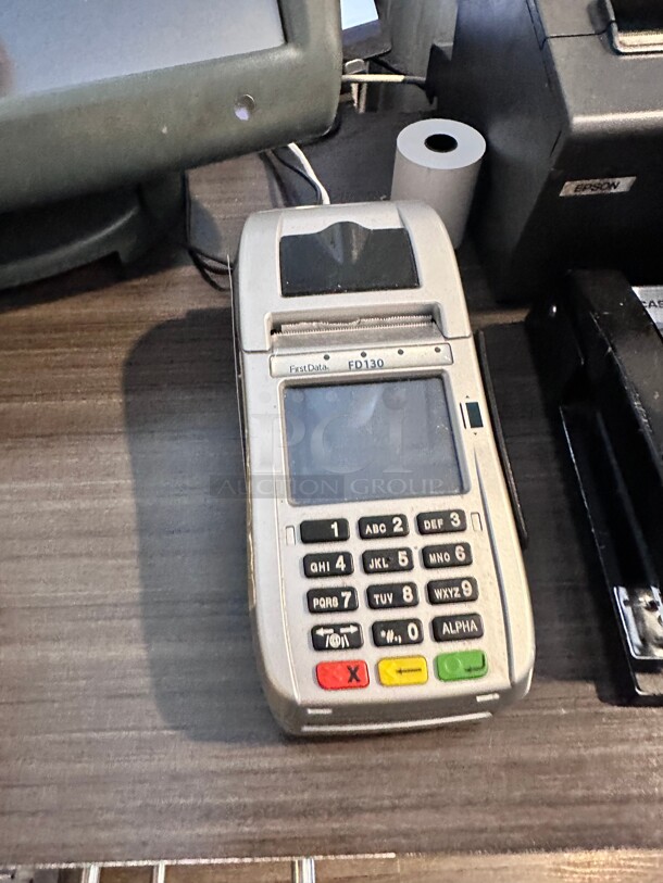 Working! First Data FD130 Credit Card Terminal NSF  - Image 1 of 6