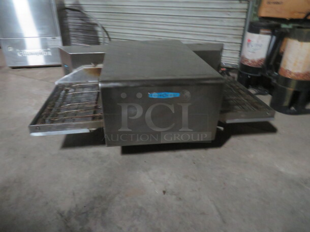 WOW!!!! One Turbochef Counter Top Ventless Conveyor Pizza Oven. Model# HHC2020. 208-240 Volt. 3 Phase. 49X35X17. $20,630.00. - Image 1 of 4