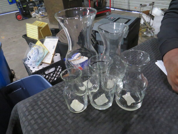 One Lot Of Assorted Vases.