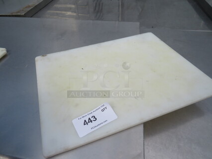 One 15X20 White Cutting Board.