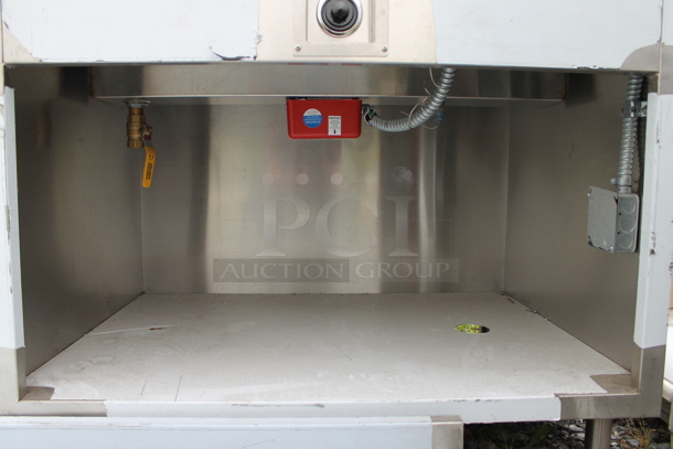 BRAND NEW SCRATCH AND DENT! Stainless Steel Commercial Electric Powered Steam Table w/ Under Shelf. 208 Volts, 1 Phase. - Image 6 of 7