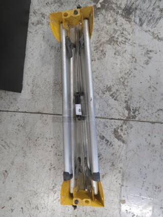 One Dewalt Portable Saw Horse.