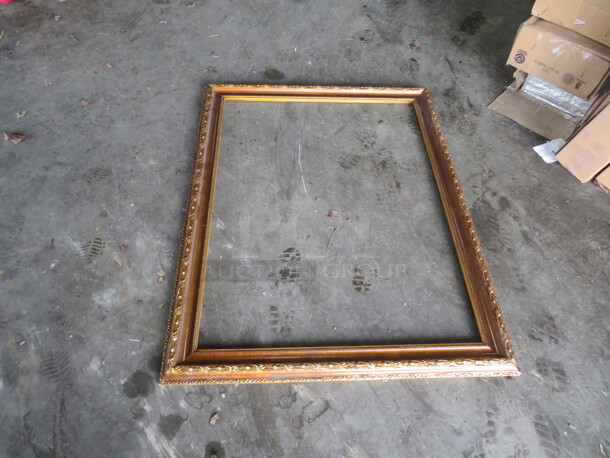 One 42.5X54.5 Beautiful Bronze Frame. 