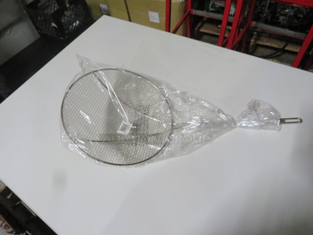 One NEW 12 Inch Round Wire Skimmer Basket. 