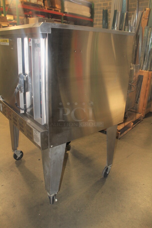 WOW! Southbend Model CG/12 SC Commercial Stainless Steel Natural Gas Combi Oven/Steamer On Legs On Casters. 38x34.5x58. Working When Pulled! - Image 4 of 9