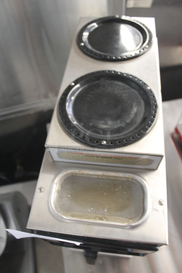 Bunn S Stainless Steel Commercial Countertop 3 Burner Coffee Machine. 120 Volts, 1 Phase.  - Image 6 of 9