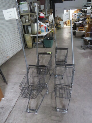 Mini Metal Kids Grocery Shopping Cart. 4XBID