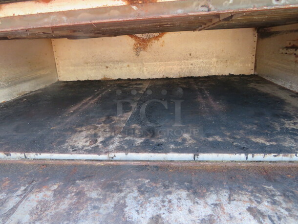 One Double Stack Blodgett Electric Deck Pizza Oven. Model# 1201-R. 460-480 Volt. 3 Phase. See Pics Of Stones. 60X45X64 - Image 2 of 3