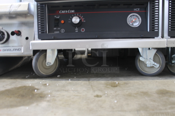 Cres Cor 1254 055 Metal Commercial Single Door Reach In Holding Cabinet on Commercial Casters. 120 Volts, 1 Phase. Tested and Working! - Image 3 of 6