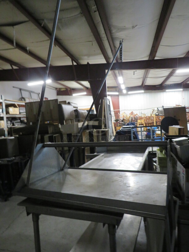 One Stainless Steel Over Shelf. 44X31.5X14 - Image 2 of 2