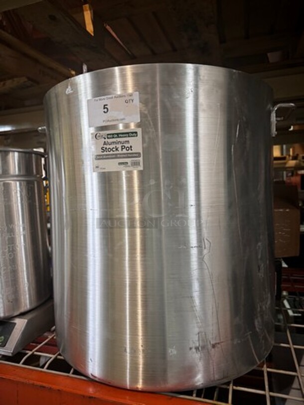 Choice 160Qt. Heavy Duty Aluminum Stock Pot, Brand New! - Image 4 of 6