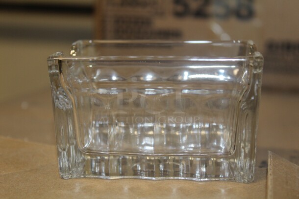NEW IN BOX! 6 Boxes (24 Count Each) Libbey Gibraltar Glass Sugar Packet Holders. 144X Your Bid! 