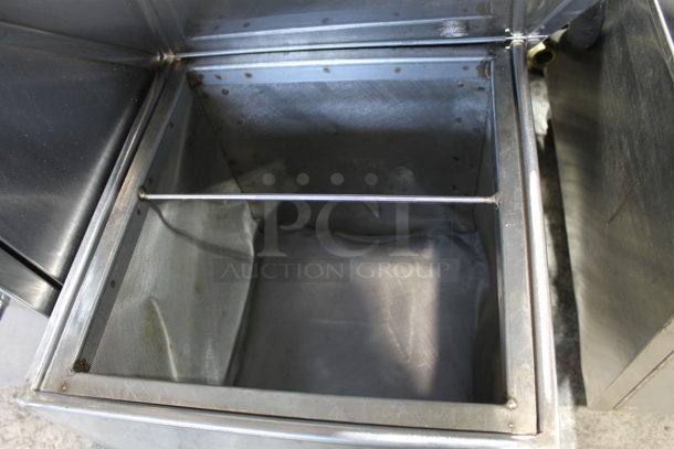 Stainless Steel Commercial Portable Oil Filter on Commercial Casters.  - Image 4 of 6