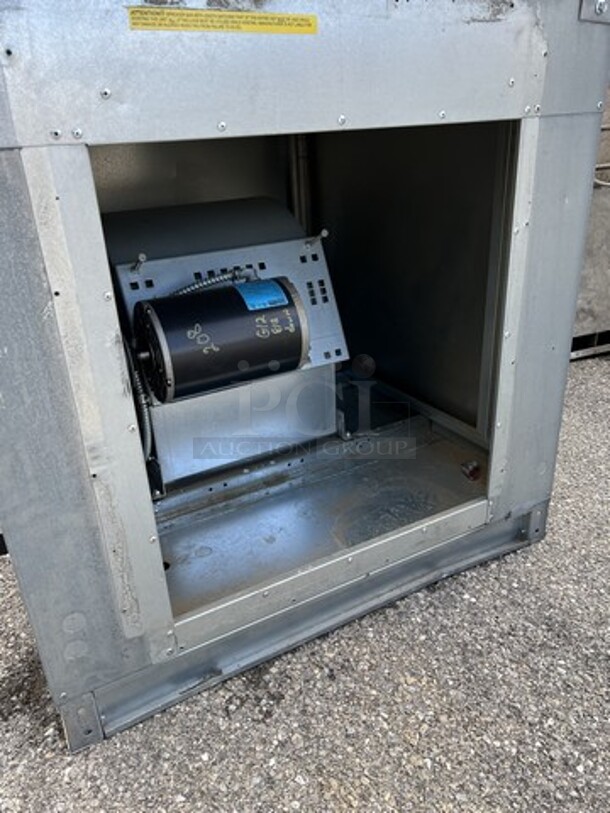 K-Tech Model K-A2-G12 Metal Commercial Power Ventilator Supply Air Fan. 208 Volts, 3 Phase. 40x40x39, 52x27x30 - Image 4 of 10
