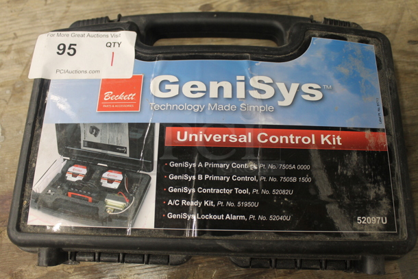 Beckett 750S GeniSys Universal Control Kit w/ Display and Extra Parts in Black Poly Hard Case  - Image 11 of 11