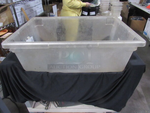 One 12.5 Gallon Food Storage Container.