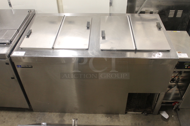 Master-Bilt DC-8D Stainless Steel Commercial Chest Freezer w/ 2 Center Hinge Lids. 115 Volts, 1 Phase. Tested and Working! - Image 1 of 7