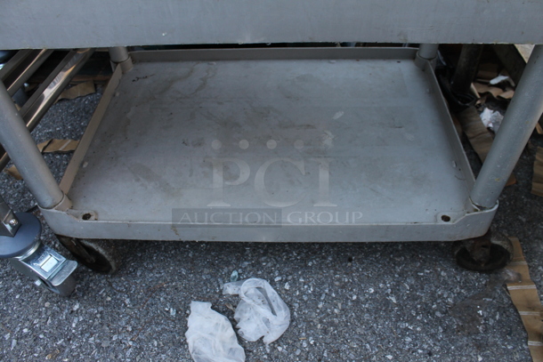 Gray Poly 3 Tier Cart on Commercial Casters. - Image 4 of 4