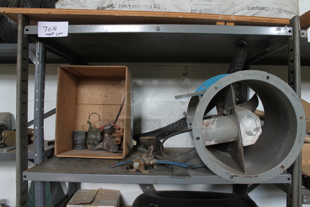 Gray Metal 4 Tier Shelving Unit w/ Contents Including GretagMacbeth The Judge II Cabinet. BUYER MUST REMOVE. - Image 2 of 4