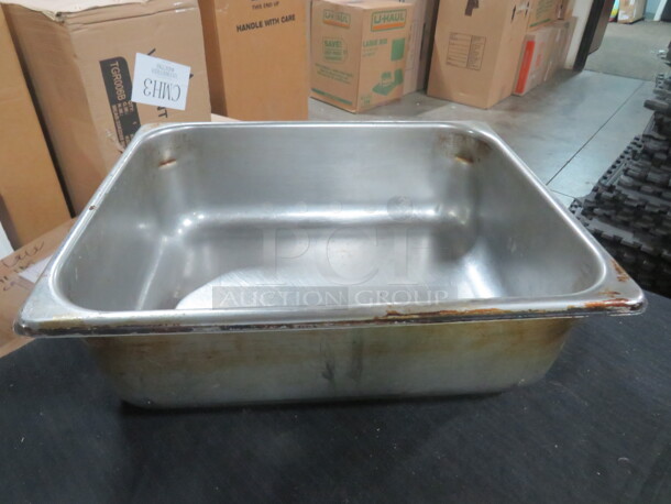 One 1/2 Size 4 Inch Deep Hotel Pan. - Image 1 of 1