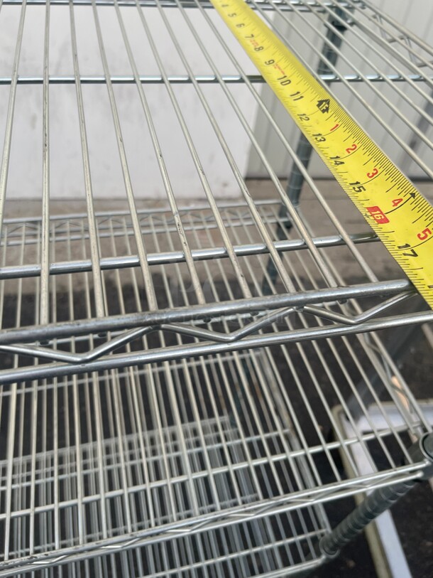 Commercial Stainless Steel Wire Racks  NSF 35x18x72 - Image 5 of 6