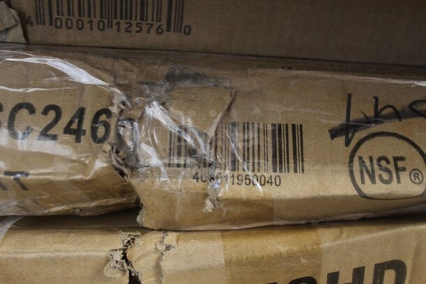 BRAND NEW SCRATCH AND DENT! Regency 460EGSC2460 NSF Green Wire Security Cage - 24" x 60" x 61" - Image 5 of 5
