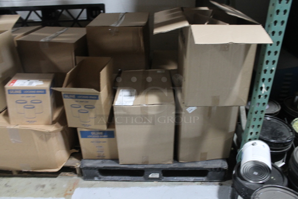 ALL ONE MONEY! TWO PALLET LOT of Various Items Including Locking Rings for Quart Cans. BUYER MUST REMOVE.  - Image 2 of 4