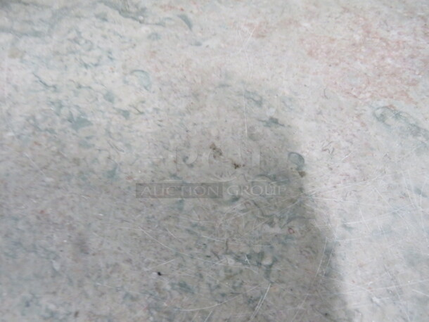 One Metal Table With A Granite Top. 15X15X35 - Image 2 of 2