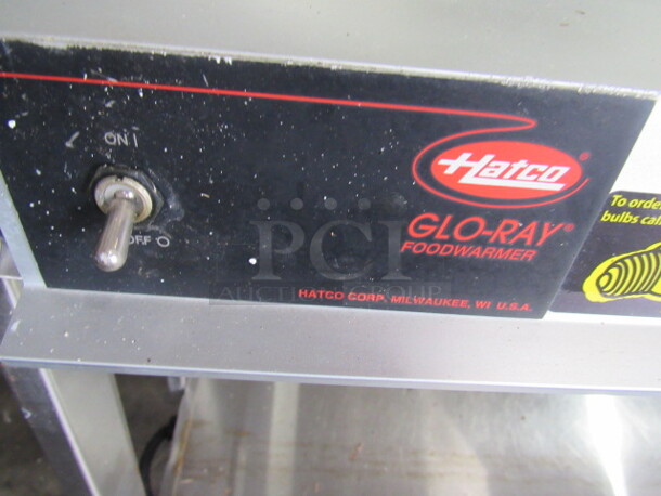 One Hatco Glo Ray Food Warmer. 72X20X18 - Image 2 of 2