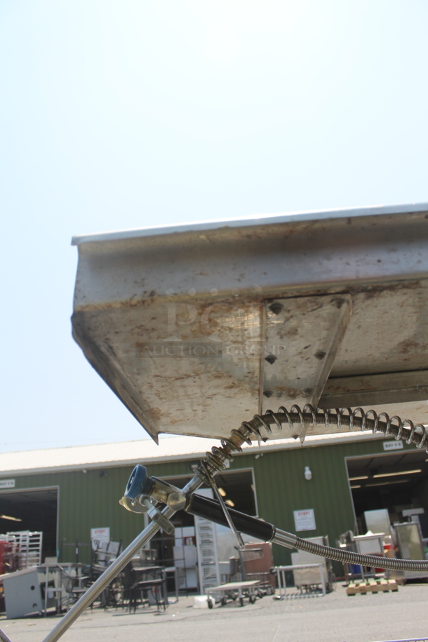 Advance Tabco DTC-S70-48R Commercial Stainless Steel Right Dishtable On Galvanized Legs. - Image 5 of 6