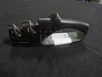 One Knife Sharpener.