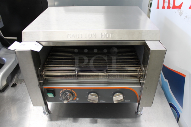 AvaToast TT-450-208 184T3600B Stainless Steel Commercial Countertop Electric Powered Conveyor Toaster Oven. 208 Volts, 1 Phase. 